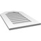 Ekena Millwork Octagonal Top Surface Mount PVC Gable Vent w/ 3-1/2"W x 1"P Standard Frame, 18"W x 30"H GVPOT18X3001SN - alternate 2